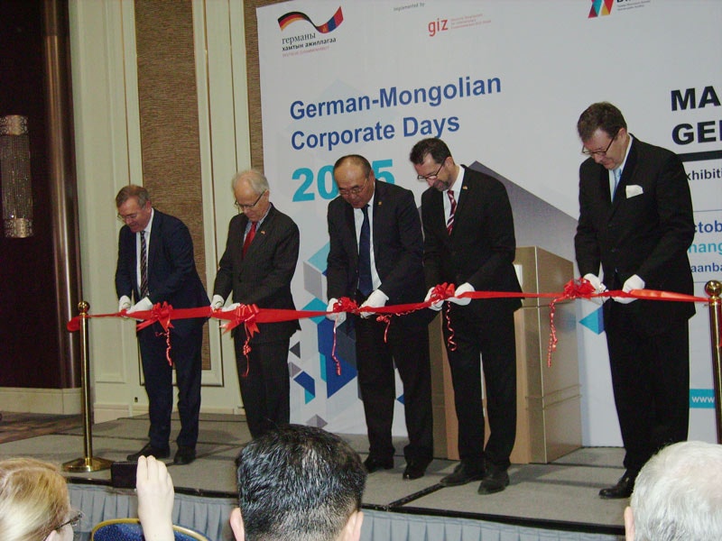 Faber bei den German-Mongolian Corporate Days.