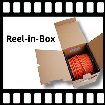 FABER® Reel-in-Box – Die beste Lösung für Datenleitungen.