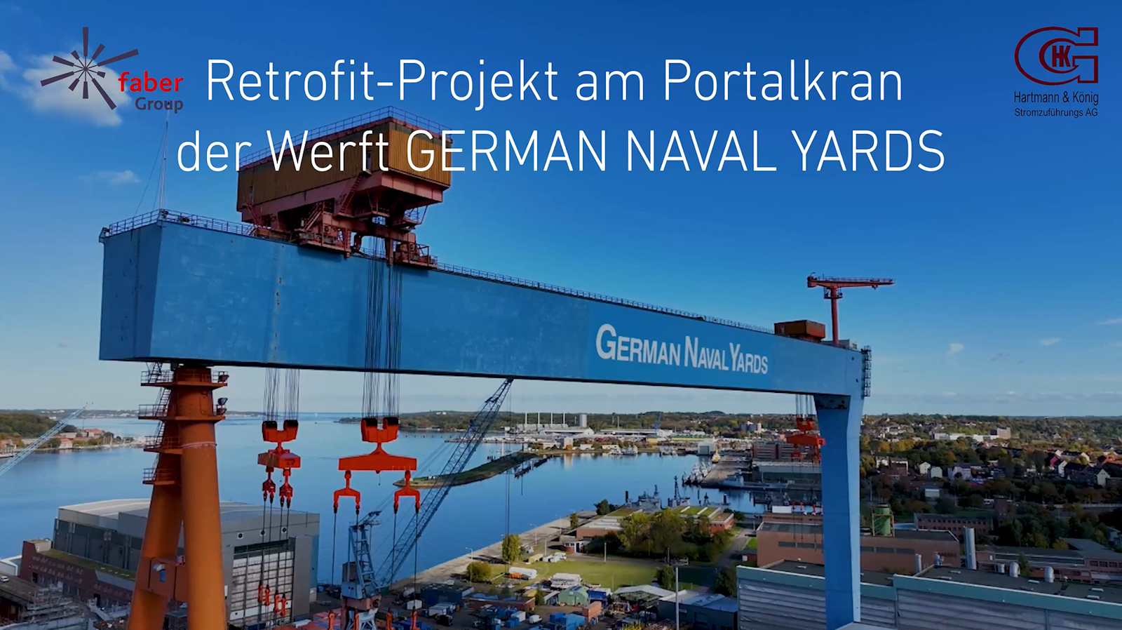 Preview video Retrofit-Project Goliath gantry crane for German Naval Yards